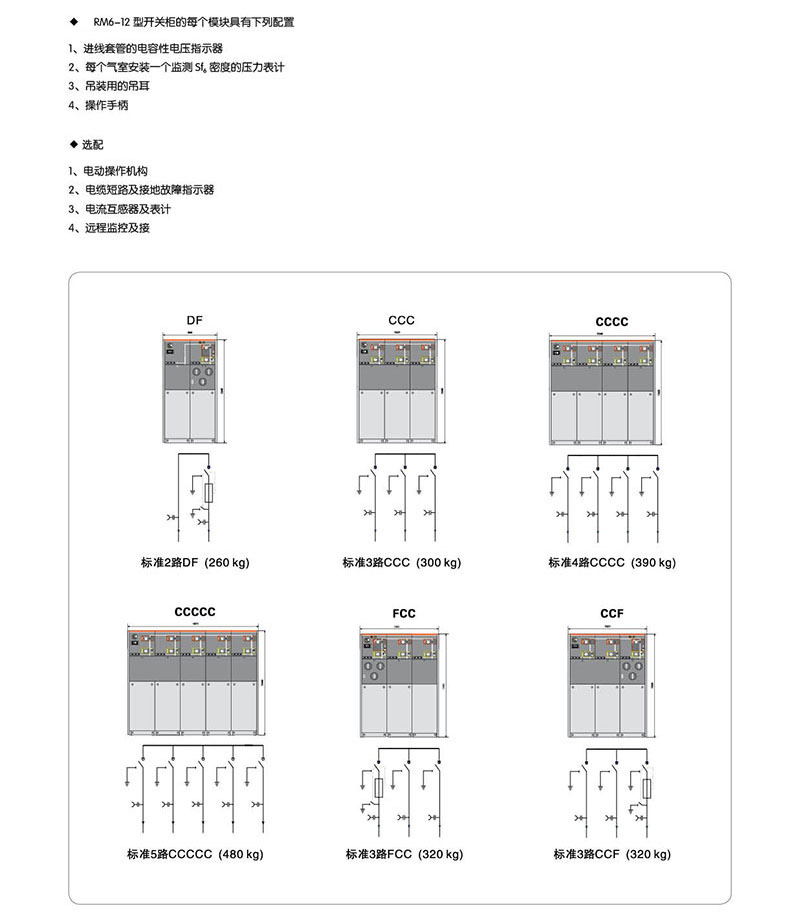BKRM6-12組合式全封閉全絕緣充氣柜